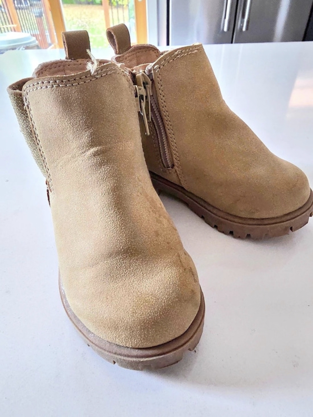 Joe Fresh Ankle Boots in Brown With Gold Glitters On The Sides